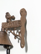 Колокол настенный чугун «Птица - Добро пожаловать», декоративный, 13.5×16×8 см  (артикул 10896785)  большой выбор товаров оптом и в розницу по низким ценам с доставкой