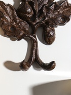 Крючки настенные «Листья с ягодками», ключница декоративная, чугун, 10.3×1.8×14.3 см  (артикул 10896788)  большой выбор товаров оптом и в розницу по низким ценам с доставкой