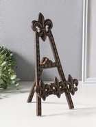 Мольберт - держатель для книг, подставка «Геральдическая лилия», фигура чугун 16×18×29 см - Фото 3