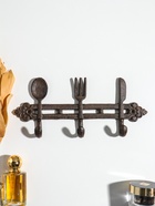 Крючки настенные «Столовые приборы», ключница декоративная, чугун, 28.5×12.5×3.8 см  (артикул 10896795)  большой выбор товаров оптом и в розницу по низким ценам с доставкой