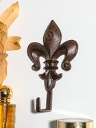 Крючок настенный «Геральдическая лилия», ключница декоративная, чугун, 17.5×11×4.2 см  (артикул 10896796)  большой выбор товаров оптом и в розницу по низким ценам с доставкой