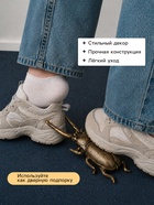 Съемник для обуви «Фигура: Жук-олень», чугун, 21×9.5×4.8 см - Фото 3