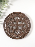 Фигурка чугун, подставка под горячее «Жёлуди и дубовые листья», 18×18×1.5 см  (артикул 10896806)  большой выбор товаров оптом и в розницу по низким ценам с доставкой