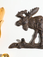 Крючки настенные «Лось на бревне», ключница декоративная, чугун, 23×15×2.2 см  (артикул 10896807)  большой выбор товаров оптом и в розницу по низким ценам с доставкой