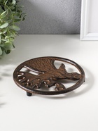 Фигурка чугун, подставка под горячее «Лось», 16.5×16.5×1.5 см  (артикул 10896812)  большой выбор товаров оптом и в розницу по низким ценам с доставкой