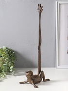 Фигурка чугун, держатель для полотенец бумажных «Лягуха», 13.5×15×42 см - Фото 2