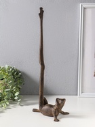 Фигурка чугун, держатель для полотенец бумажных «Лягуха», 13.5×15×42 см  (артикул 10896814)  большой выбор товаров оптом и в розницу по низким ценам с доставкой