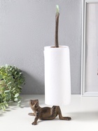 Фигурка чугун, держатель для полотенец бумажных «Лягуха», 13.5×15×42 см - Фото 5