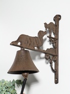 Колокол настенный чугун «Такса и кот», декоративный, 28×25×10.5 см  (артикул 10896815)  большой выбор товаров оптом и в розницу по низким ценам с доставкой