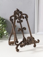 Мольберт - держатель для книг, подставка «Королевские вензеля», фигура чугун, 17×7×27 см  (артикул 10896817)  большой выбор товаров оптом и в розницу по низким ценам с доставкой