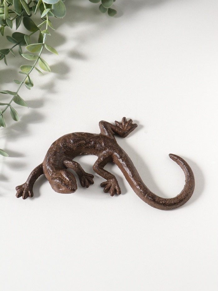 Фигурка чугун «Ящерица», 18.7×10.2×3 см - Фото 1