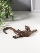 Фигурка чугун «Ящерица», 18.7×10.2×3 см  (артикул 10896827)  большой выбор товаров оптом и в розницу по низким ценам с доставкой