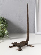 Фигурка чугун, держатель для полотенец бумажных «Крокодил», 20×12×28.2 см - Фото 2