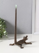 Фигурка чугун, держатель для полотенец бумажных «Крокодил», 20×12×28.2 см  (артикул 10896831)  большой выбор товаров оптом и в розницу по низким ценам с доставкой