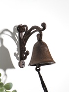Колокол настенный чугун «Растительный узор», декоративный, 10.5×11.8×7 см  (артикул 10896832)  большой выбор товаров оптом и в розницу по низким ценам с доставкой