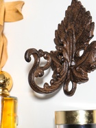 Крючок настенный «Виноградный лист», ключница декоративная, чугун, 9×12.5×7.5 см - Фото 3