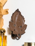 Крючок настенный «Виноградный лист», ключница декоративная, чугун, 9×12.5×7.5 см - Фото 4