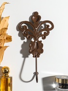 Крючок настенный «Королевский вензель», ключница декоративная, чугун, 25.5×14.3×5.6 см - Фото 4