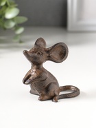 Фигурка чугун «Маленькая мышка», 7×5×6.5 см  (артикул 10896839)  большой выбор товаров оптом и в розницу по низким ценам с доставкой