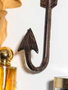 Крючок настенный «Изогнутая стрела», ключница декоративная, чугун, 15.5×4.8×5.8 см  (артикул 10896843)  большой выбор товаров оптом и в розницу по низким ценам с доставкой