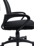 Кресло офисное для оператора «Клик Мебель», сетка, с подлокотниками, на колёсиках, цвет чёрный - фото 122965418