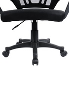 Кресло офисное для оператора «Клик Мебель», сетка, с подлокотниками, на колёсиках, цвет чёрный - фото 122965420