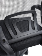 Кресло офисное для оператора «Клик Мебель», сетка, с подлокотниками, на колёсиках, цвет чёрный - фото 122965421