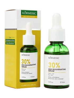 Омолаживающая сыворотка KORMESIC 30% с AHA кислотами, 30 мл  (артикул 10942881)  большой выбор товаров оптом и в розницу по низким ценам с доставкой