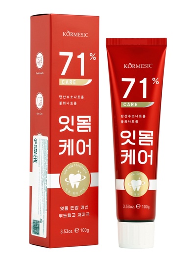 Зубная паста KORMESIC уход за деснами, 100 г