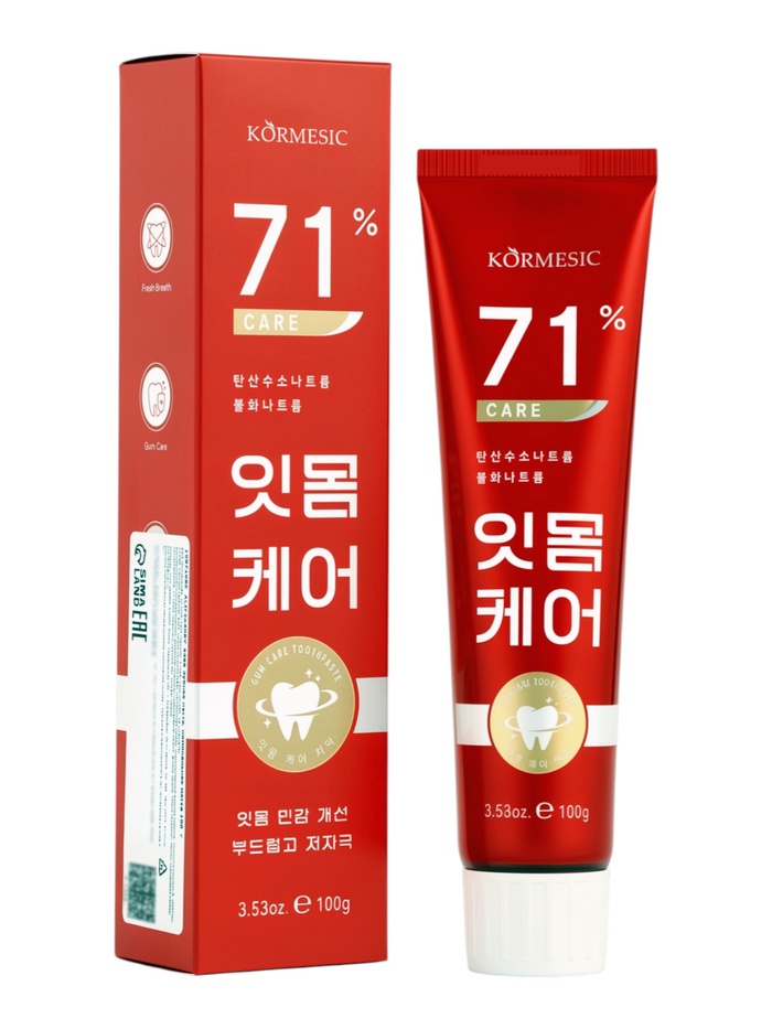 Зубная паста KORMESIC уход за деснами, 100 г - Фото 1