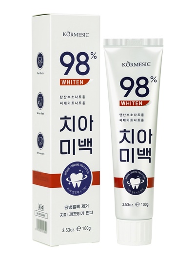 Зубная паста KORMESIC отбеливающая, 100 г