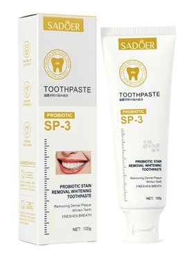 Зубная паста с пробиотиками, 100 г  (артикул 10971729)  большой выбор товаров оптом и в розницу по низким ценам с доставкой