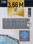Бассейн каркасный Steel Pro, 366×100 см, круглый, цвет графит, 561PG Bestway - Фото 9