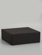 Коробка самосборная, чёрная, для подарков, хранения и отправки посылок, 26×24×10 см  (артикул 10989334)  большой выбор товаров оптом и в розницу по низким ценам с доставкой