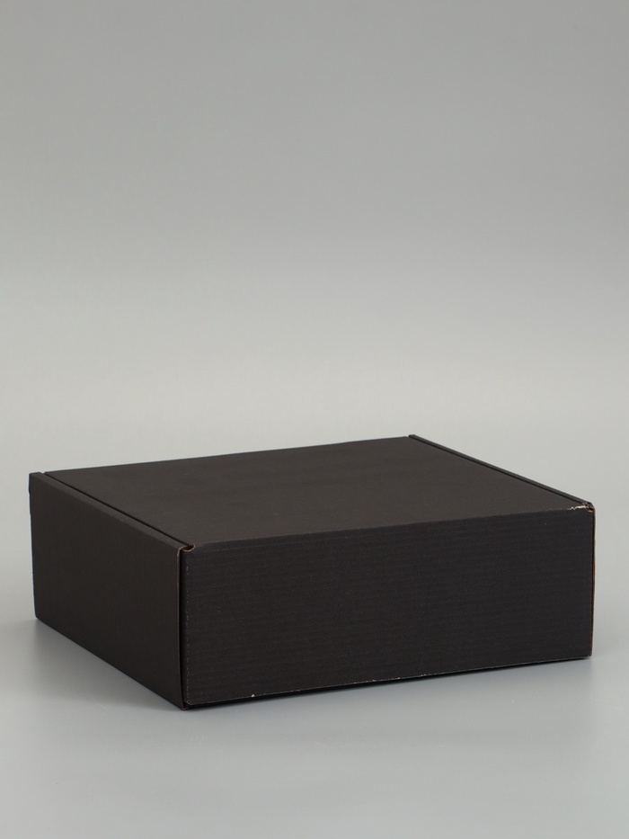 Коробка самосборная, черная, 26 х 24 х 10 см