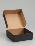 Коробка самосборная, чёрная, для подарков, хранения и отправки посылок, 26×24×10 см  (артикул 10989334)  большой выбор товаров оптом и в розницу по низким ценам с доставкой