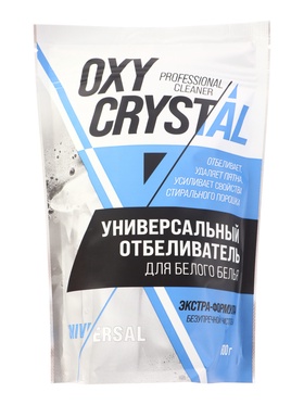 Отбеливатель-пятновыводитель для белого белья OXY CRYSTAL универсальный, 600 г  (артикул 11003269)  большой выбор товаров оптом и в розницу по низким ценам с доставкой