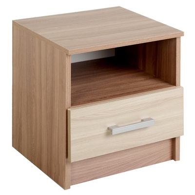 УЦЕНКА Тумба прикроватная Эко 400х375х468 Ясень шимо светлый/темный