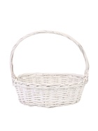 УЦЕНКА Набор корзин овальные 3 шт., L: 40×32 см, Н14 см, Н с ручкой 37 смM: 34×26×12Hх33HHS: 29×21×1 - Фото 3