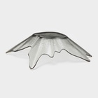 УЦЕНКА Ваза для фруктов «Рени», 28×8 см, с золотой отводкой, стекло, серая - Фото 3