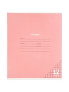 Комплект тетрадей из 10 штук, 12 листов в клетку КПК «Пастель»,5 видов  (артикул 10992211)  большой выбор товаров оптом и в розницу по низким ценам с доставкой