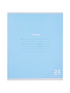 Комплект тетрадей из 10 штук. 24 листа в линейку КПК «Пастель», 5 видов - фото 809616024