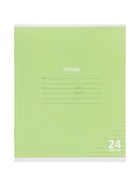 Комплект тетрадей из 10 штук. 24 листа в линейку КПК «Пастель», 5 видов - фото 809616026