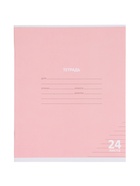 Комплект тетрадей из 10 штук. 24 листа в линейку КПК «Пастель», 5 видов - фото 809616027