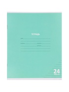 Комплект тетрадей из 10 штук. 24 листа в линейку КПК «Пастель», 5 видов - фото 809616028