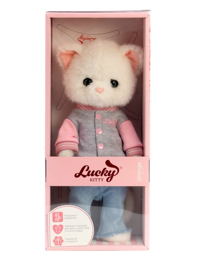 Мягкая игрушка «Lucky Sophie: Городской шик», с каркасом, 37 см