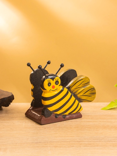 УЦЕНКА Салфетница «Пчёлка» 10×5×9 см, дерево