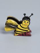 УЦЕНКА Салфетница «Пчёлка» 10×5×9 см, дерево - Фото 2