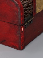 УЦЕНКА Шкатулка дерево сундучок "Золотая сеть и штукатурка" 8,5х12х8,5 см - Фото 8