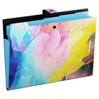 Папка А4, 5 отделений, Collision XS, 600 мкм, на кнопке, с рисунком 10998361